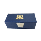 Geri dönüştürülebilir lüks hediye kutuları yüksek kaliteli mavi sert karton ambalaj kutuları
