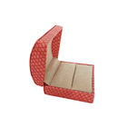 Küçük Pembe Sert Karton Lüks Hediye Kutuları Taşınabilir Bilezik Paketleme Kişiselleştirilmiş Mücevher Kutuları