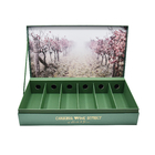 Yeşil Özelleştirilebilir 6 Şişe Karton Şarap Hediye Kutusu Mat Laminasyon