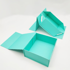 Yeşil katlanabilir manyetik butik hediye kutusu sert karton hediye kutuları