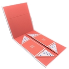 Pembe Papercard Lüks Hediye Kutuları Düğün Mezuniyet Doğum Günü İçin Ayarlandı