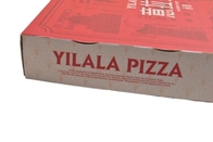 Özel Kırmızı Oluklu Mailer Pizza Ambalaj Kutusu Sert Kağıt Malzemesi