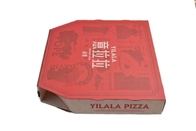 Özel Kırmızı Oluklu Mailer Pizza Ambalaj Kutusu Sert Kağıt Malzemesi