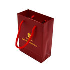 Çevre Dostu Özel Kağıt Alışveriş Çantaları 210gsm Craft Altın Folyo, Pamuklu Halat Saplı