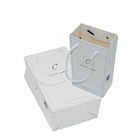 Promosyon Özel Kağıt Alışveriş Torbaları ISO9001 Sertifikası Beyaz Çantalar
