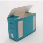 ISO9001 CMYK Mavi Kağıt Oluklu Posta Kutusu Özel Oyuncak Kutuları