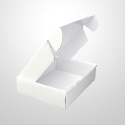 satın al Düz Beyaz Mailer Oluklu Ambalaj Kutuları Ayakkabı Hediyeler Eşarp İçin Katlanabilir Hızlı Sevk online manufacture
