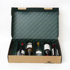Sert Karton Şarap Şişesi Hediye Kutusu Viski Cin Boyun Tutucu Ambalaj Kutusu