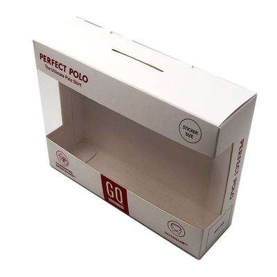 satın al T - Gömlek Çorap için PVC + Artpaper Şeffaf Pencere Kutusu Ambalajı online manufacture