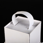 Kolu Şarap Şişesi hediye kutusu UV Lüks Ambalaj Düz Karton cin şampanya paketleme kutusu