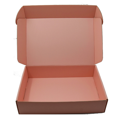 Pembe Oluklu Posta Kutusu Çevre Dostu Oluklu Ambalaj Kutusu