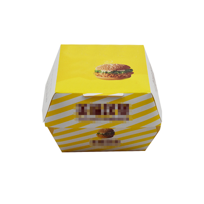 Özel Yapım Paket Servis Kağıdı Sert Kaplar Hamburger Yiyecek Paketi Mat Laminasyon UV Ayrıca Takma Kirpik Çorap