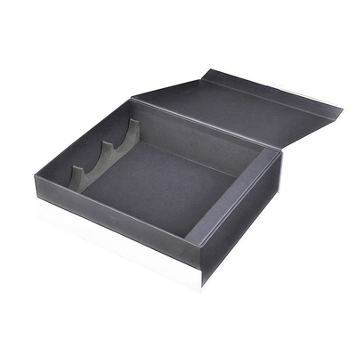 Sert Kitap Şekli Üç Şişe Şarap Paketleme Kağıt Kutusu Şişeleri Korumak İçin EVA Ekle